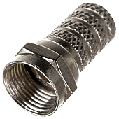  Разъем антенный на кабель, штекер F, для кабеля RG-6 PROCONNECT 