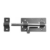  Засов дверной ЗД-01 серебро 