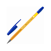 Ручка шариковая Brauberg M-500 Orange Tone, синяя, 0,7 мм, линия 0,35 мм, 143451