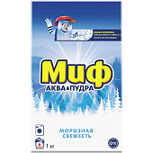 Стиральный порошок для белого МИФ Автомат 3в1 Морозная свежесть 1кг Стиральный порошок для белого МИФ Автомат 3в1 Морозная свежесть 1кг