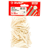 Дюбель-хомут для круглого кабеля Зубр ДХ-К, 5-10мм, уп.100 шт, нейлон Дюбель-хомут для круглого кабеля Зубр ДХ-К, 5-10мм, уп.100 шт, нейлон