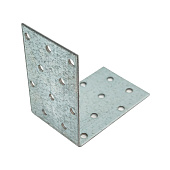 Уголок крепежный равносторонний 80х80х50х1,8-2,0мм цинк