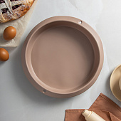 Форма для выпечки круглая 24x5,5 см силикон Satoshi Алион 856-110 Форма для выпечки круглая 24x5,5 см силикон Satoshi Алион 856-110