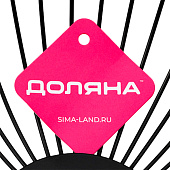  Фруктовница «Лофт», 28х28х8 см, чёрный  7502689 