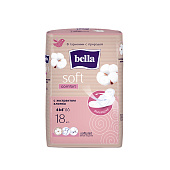  Гигиенические прокладки Bella Soft comfort с экстрактом хлопка 18 шт. Арт. BE-012-RW18-003 