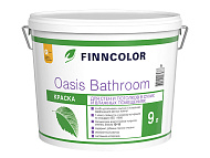  Краска для влажных помещений Finncollor OASIS BATHROOM База А 9л. 
