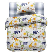 Комплект постельного белья Limpopo, детский, наволочка 70х70 см, поплин, 7781551 Комплект постельного белья Limpopo, детский, наволочка 70х70 см, поплин, 7781551