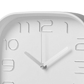 Часы настенные квадрат 25х25см, корпус белый+серебро, "Классика", Рубин Часы настенные квадрат 25х25см, корпус белый+серебро, "Классика", Рубин