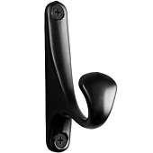 Крючок мебельный CAPPIO, однорожковый, цвет черный 7069463 Крючок мебельный CAPPIO, однорожковый, цвет черный 7069463