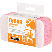 Губка для мытья кафеля 140х70х40мм арт.2626 Рыжий Кот Губка для мытья кафеля 140х70х40мм арт.2626 Рыжий Кот