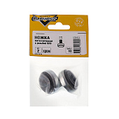 Ножка металл. с резьбой М10 хром (2 шт)"Element" Ножка металл. с резьбой М10 хром (2 шт)"Element"