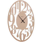  Часы настенные Симфония Рубин, d-50 см, металл, открытая стрелка, бежевый , 5026-004 (5) 