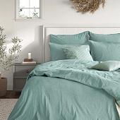 Комплект постельного белья 1,5 спальный Verossa Melange emerald 775847 Комплект постельного белья 1,5 спальный Verossa Melange emerald 775847
