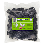  Монтажная площадка для стяжки 100шт, чёрная, пакет, PDS 