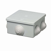 Коробка распр. ОП 80х80х40мм IP54 бел.С3В86 Коробка распр. ОП 80х80х40мм IP54 бел.С3В86
