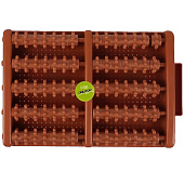  Массажер для ног на подставке, пластик, 70 колёс с шипами, 26,5х17х13 см, микс, 5117977 