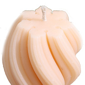  Свеча Волнистые линии, 5х5х6 см, соевый воск, микс, 9931660 