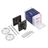  Накладка фиксатор квадрат Нора-М НФ-К SLIM, графит 