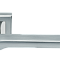  Ручка дверная RUCETTI квадрат RAP24-S SC/CP мат.хром/хром 