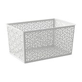 Корзинка универсальная Linden Светло-серый 6,7л 221313421/03 Корзинка универсальная Linden Светло-серый 6,7л 221313421/03