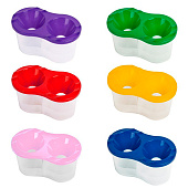 Стакан-непроливайка Пифагор Эники-Беники, двойной, ассорти, 192125 Стакан-непроливайка Пифагор Эники-Беники, двойной, ассорти, 192125