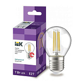 Лампа LED филамент. 5Вт E27, шар, 4000К нейтр. бел. IEK Лампа LED филамент. 5Вт E27, шар, 4000К нейтр. бел. IEK