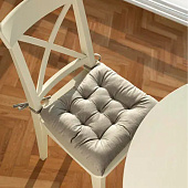 Подушка на стул 40х40 Идея светло-серый Подушка на стул 40х40 Идея светло-серый