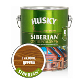 HUSKY SIBERIAN Суперлазурь тиковое дерево 2,7 л HUSKY SIBERIAN Суперлазурь тиковое дерево 2,7 л