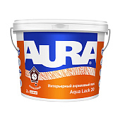 Лак акриловый интерьерный глянцевый AURA Aqua Lack 70 2л Лак акриловый интерьерный глянцевый AURA Aqua Lack 70 2л
