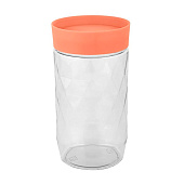 Банка для хранения Plast Team Pastel 1л персиковая карамель PT170210040 Банка для хранения Plast Team Pastel 1л персиковая карамель PT170210040