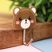 Крючок на липучке Bear brown Крючок на липучке Bear brown