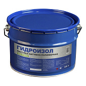 Мастика ГИДРОИЗОЛ битумно-полимерная для кровли /10л Мастика ГИДРОИЗОЛ битумно-полимерная для кровли /10л