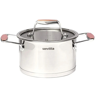 Кастрюля Servitta Quadro 2,3 л Sr0115 Кастрюля Servitta Quadro 2,3 л Sr0115