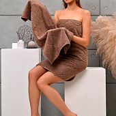 Полотенце 70x140 махровое микрокоттон ELIPS (TR) коричневый Полотенце 70x140 махровое микрокоттон ELIPS (TR) коричневый