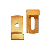  Крепление для зеркала (набор) желтый цинк 1 шт 