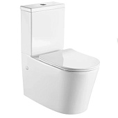 Унитаз напольный FM006 безободковый универсальный выпуск сиденье дюропласт с микролифтом ZM Унитаз напольный FM006 безободковый универсальный выпуск сиденье дюропласт с микролифтом ZM