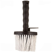  Кисть круглая маховая 110мм,синтетическая щетина из полиэстера, пластиковый корпус 