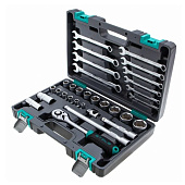 Набор инструментов, 31 предм., 1/2", CrV, пластиковый кейс, Stels 14102 Набор инструментов, 31 предм., 1/2", CrV, пластиковый кейс, Stels 14102