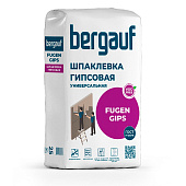 Шпаклевка гипсовая универсальная Fugen Gips (25кг) /Bergauf Шпаклевка гипсовая универсальная Fugen Gips (25кг) /Bergauf