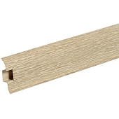 Плинтус Идеал Классик (под проводку) 55мм Дуб северный 2.2м Плинтус Идеал Классик (под проводку) 55мм Дуб северный 2.2м