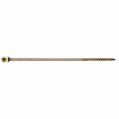 Саморез конструкционный потай Torx 8,0х300, желтый цинк, 2шт