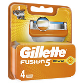 Сменные кассеты для бритья GL Fusion Power 4шт