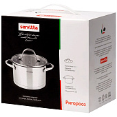 Кастрюля с крышкой Servitta 2,4 литра Rigoroso Sr0107 Кастрюля с крышкой Servitta 2,4 литра Rigoroso Sr0107
