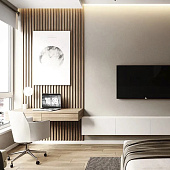  Рейка МДФ Бриона Дуб сонома 16х40х2700мм /Стелла 