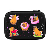 Пенал BRAUBERG KIDS большой удобный с откидной планкой, ЭВА, 22х15х4 см, Лето, 274607
