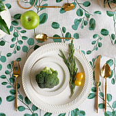  Скатерть (рогожка) 149х110 Доляна Эвкалипт 9215861 