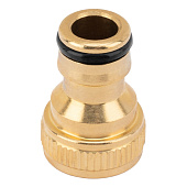 Адаптер латунный, 1/2", внутренняя резьба// PALISAD , 66271 Адаптер латунный, 1/2", внутренняя резьба// PALISAD , 66271
