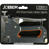 Степлер строительный тип 53, под скобы 4-14мм, с регулируемым ударом, Jober