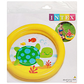 Бассейн надувной «Морские обитатели», 61х15 см, от 1-3 лет,59409NP INTEX Бассейн надувной «Морские обитатели», 61х15 см, от 1-3 лет,59409NP INTEX
