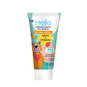  Зубная паста детская EXXE Hello Банан и клубника 2-6 лет 50г 